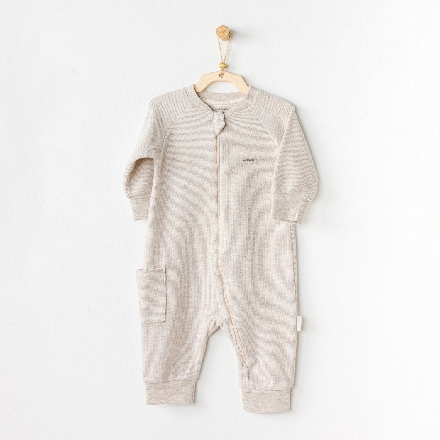Andywawa Basic Bebek Tulumu AC24412 Bej
