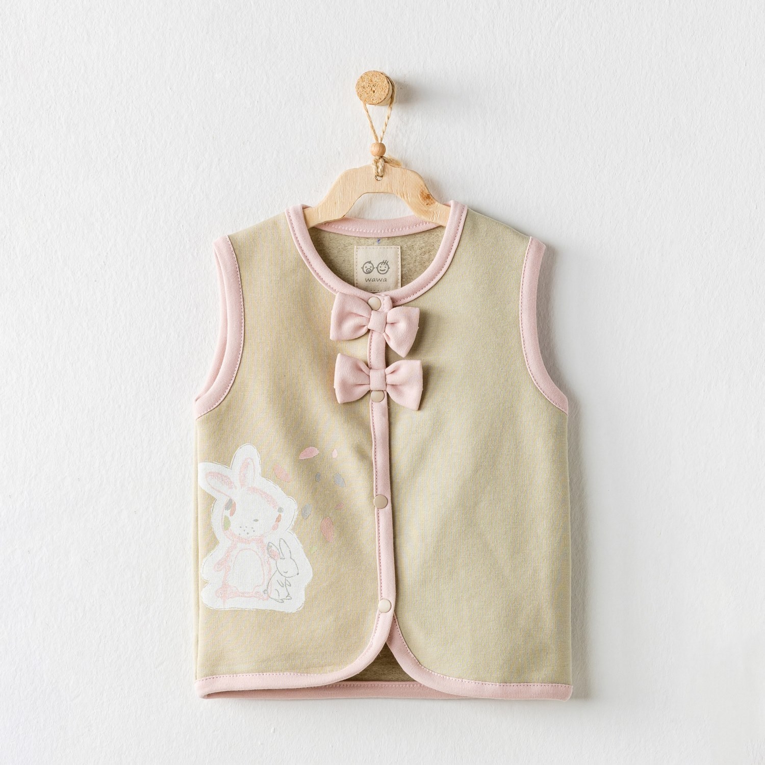 Andywawa Vest Baby Casual Bebek Yeleği AC24072 Haki