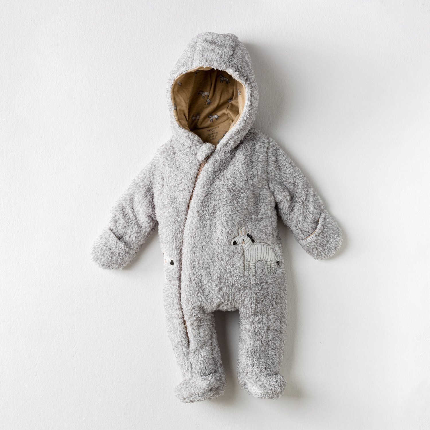 Andywawa Welsoft The Little Zebra Bebek Kozmonot AC24169 Gri
