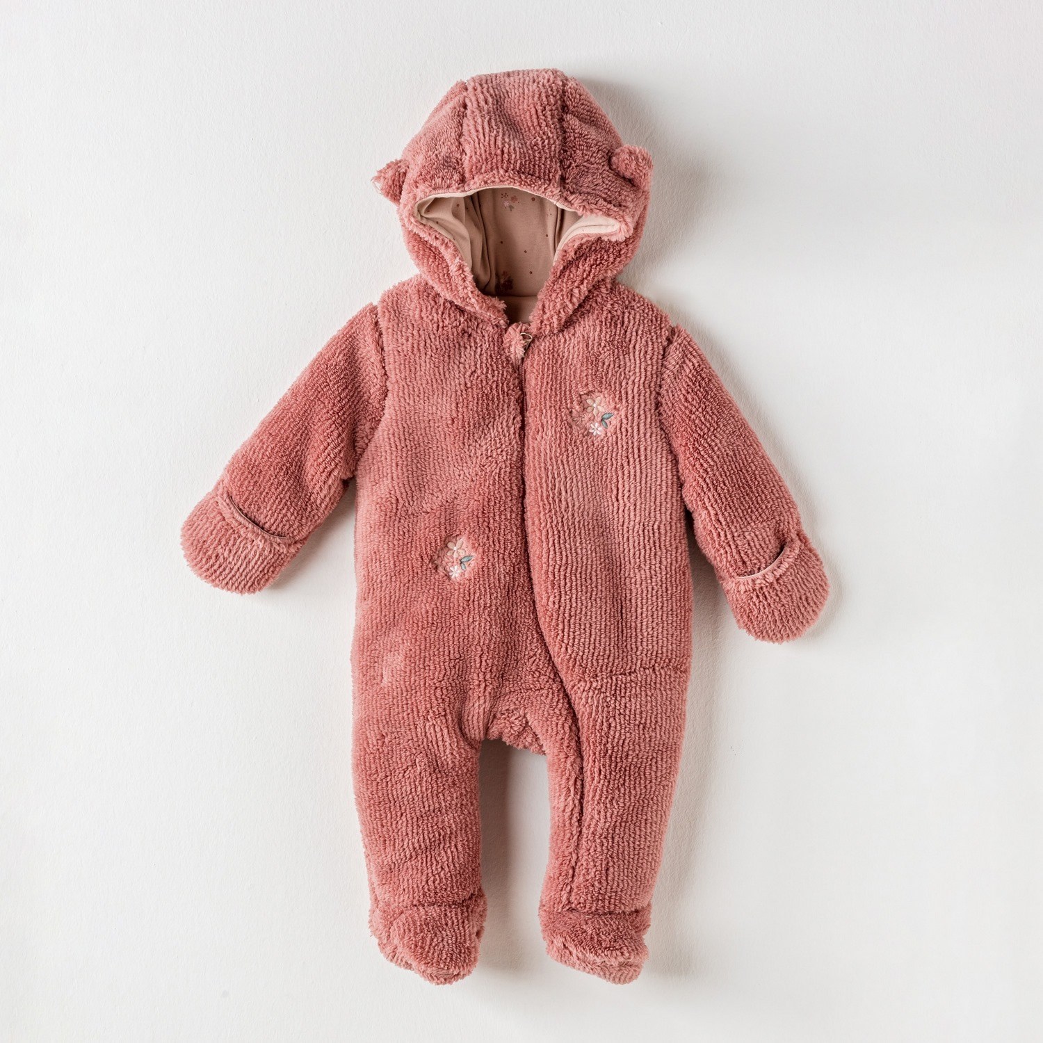 Andywawa Welsoft Floral Baby Bebek Kozmonot AC24371 Gül Kurusu