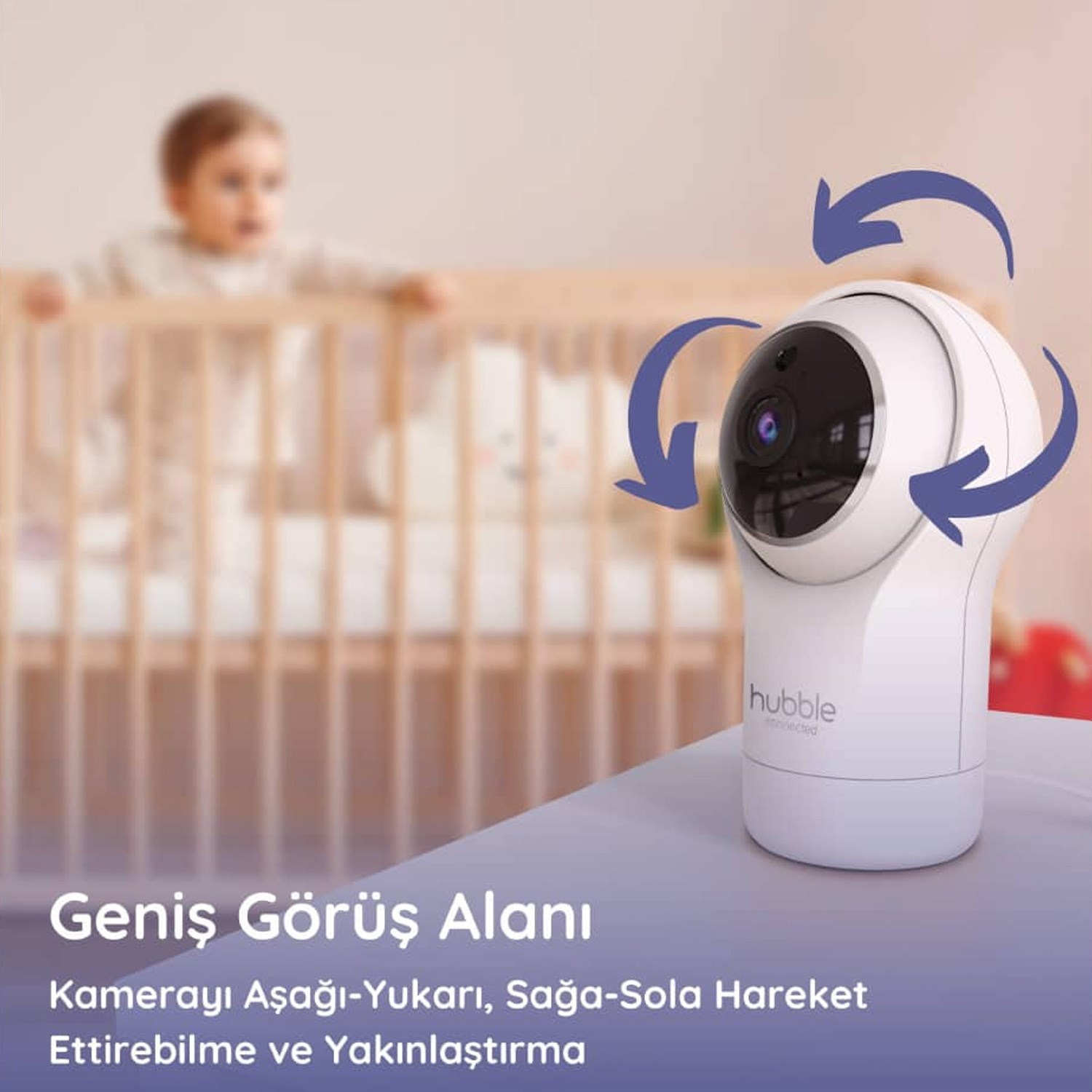 Hubble HBL11 5 Dijital Ekranlı Bebek Kamerası 