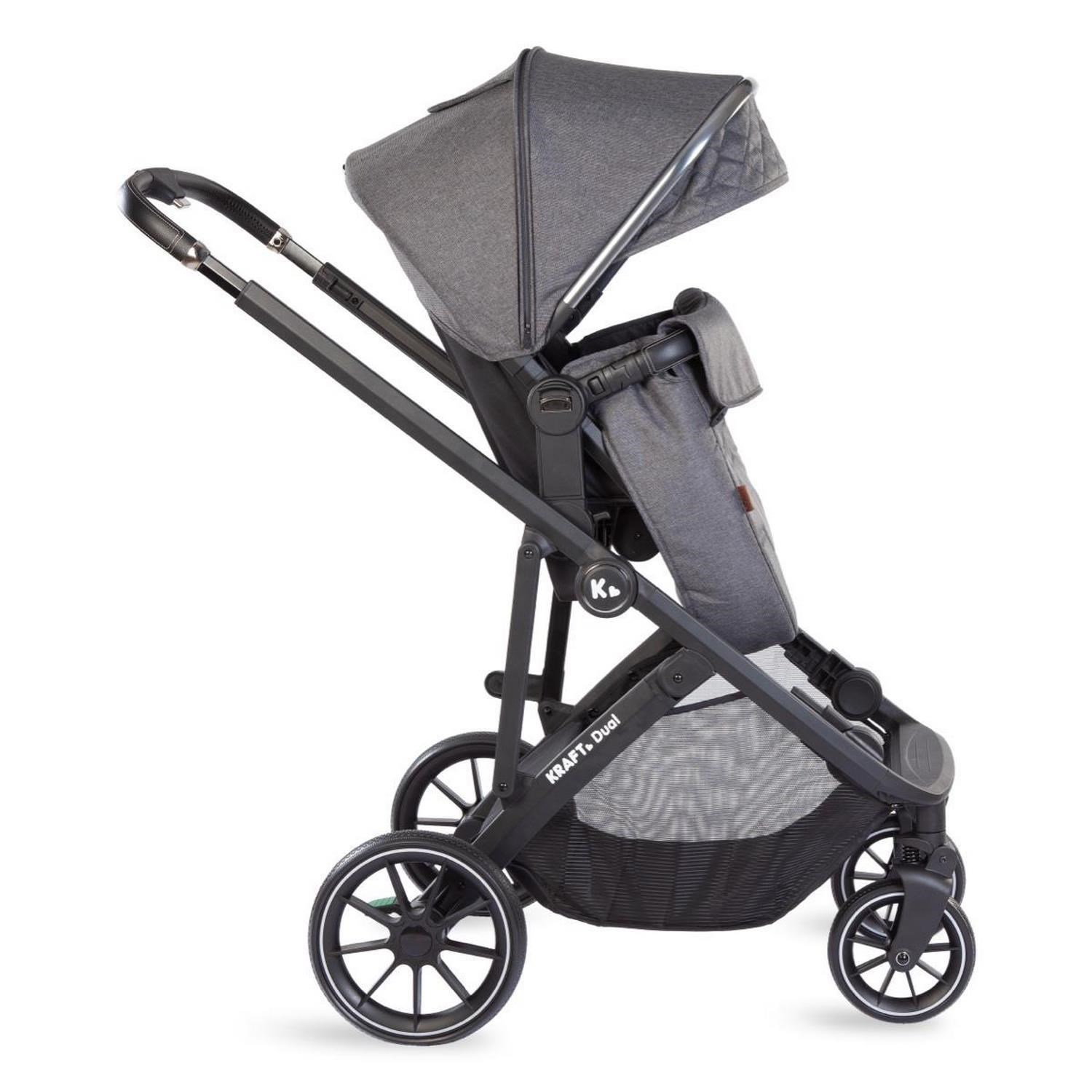 Kraft Dual İkiz Bebek Arabası Dark Grey