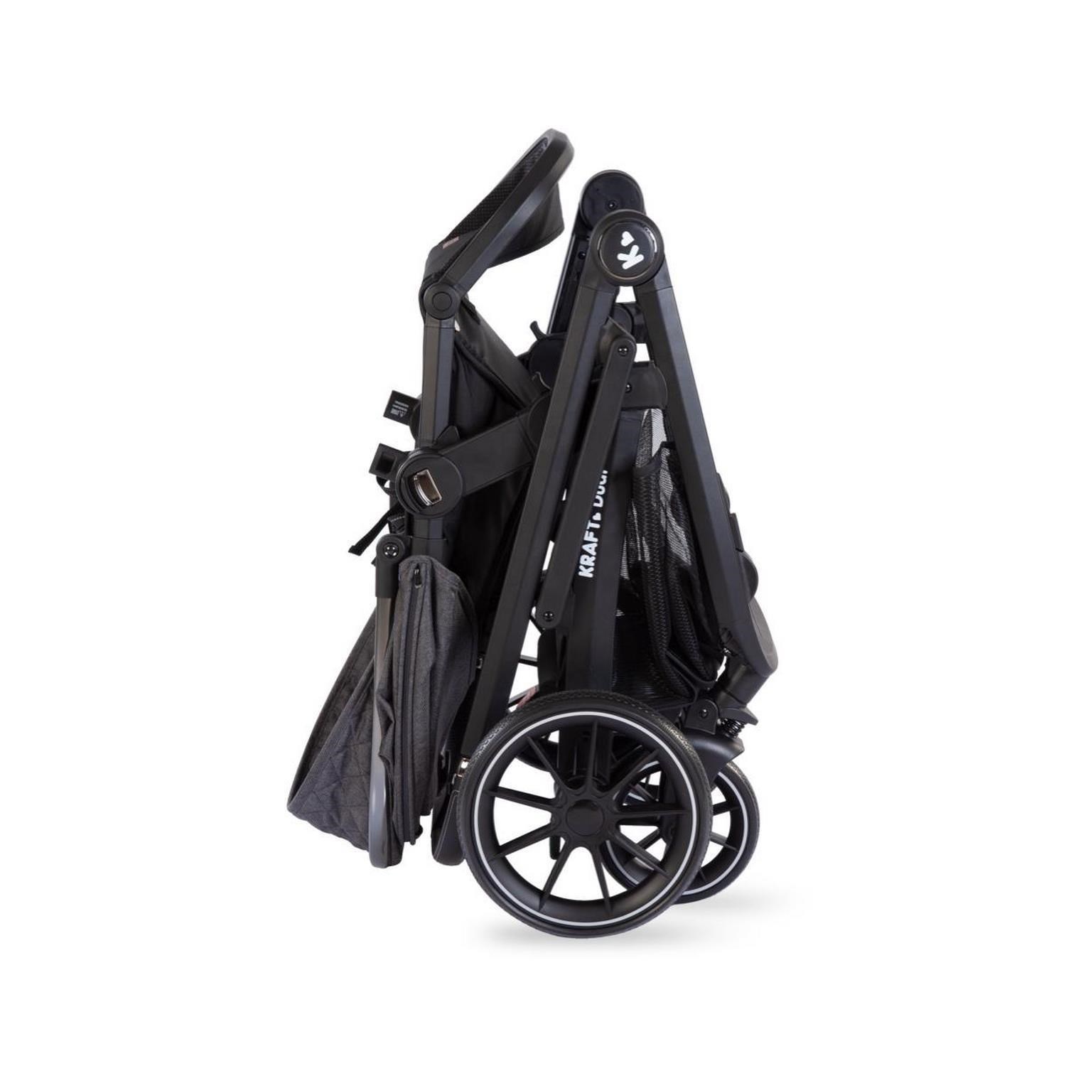 Kraft Dual İkiz Bebek Arabası Dark Grey