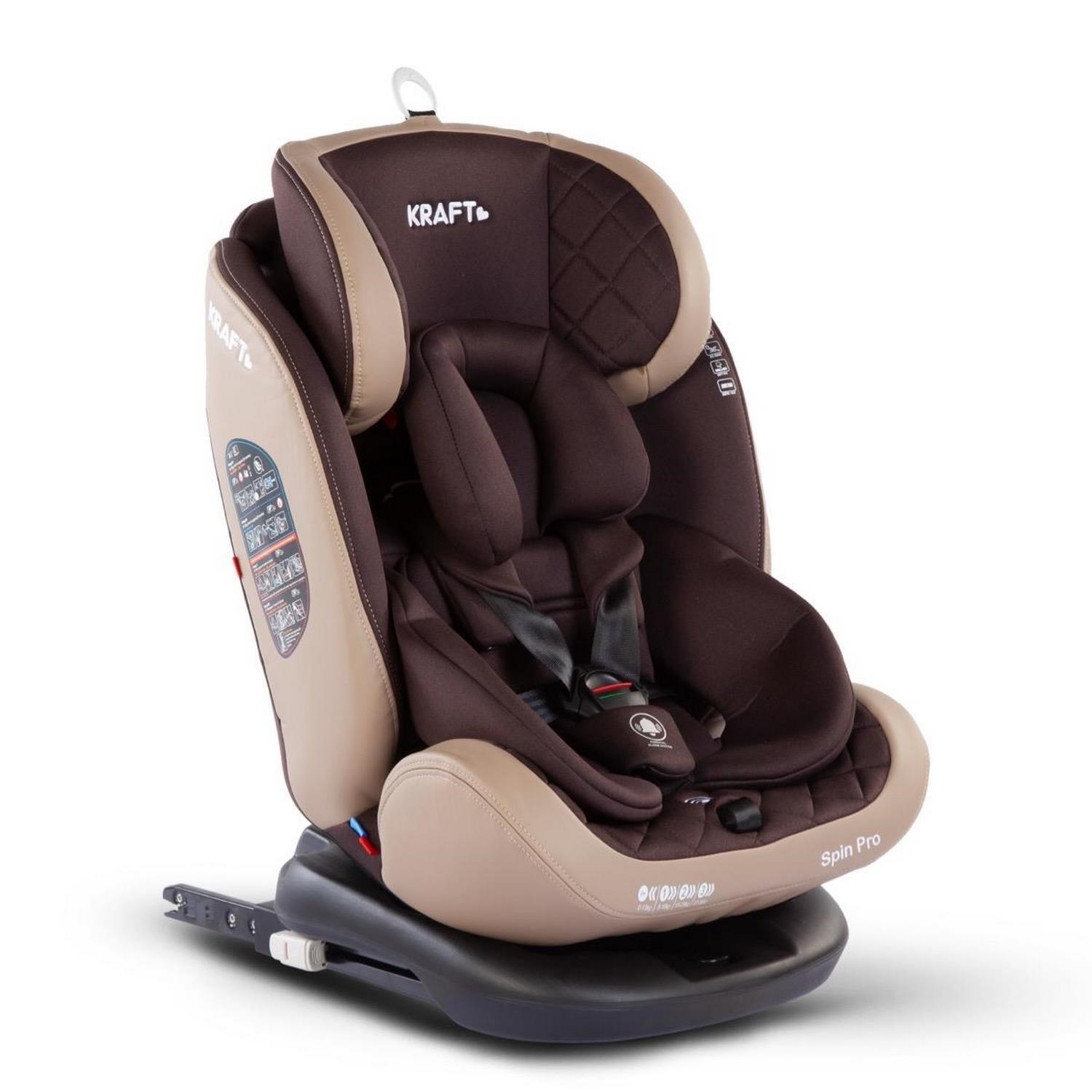 Kraft Spin Pro Oto Koltuğu Brown