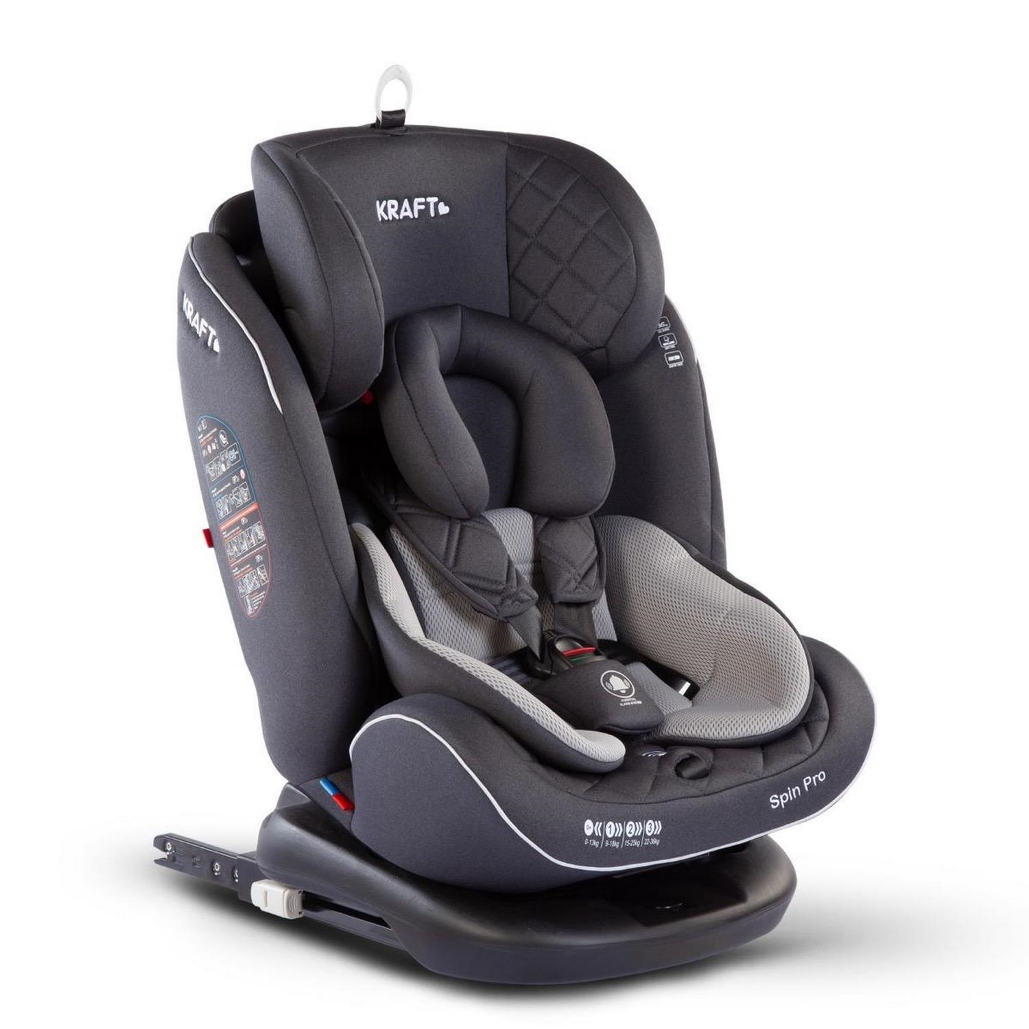 Kraft Spin Pro Oto Koltuğu Dark Grey
