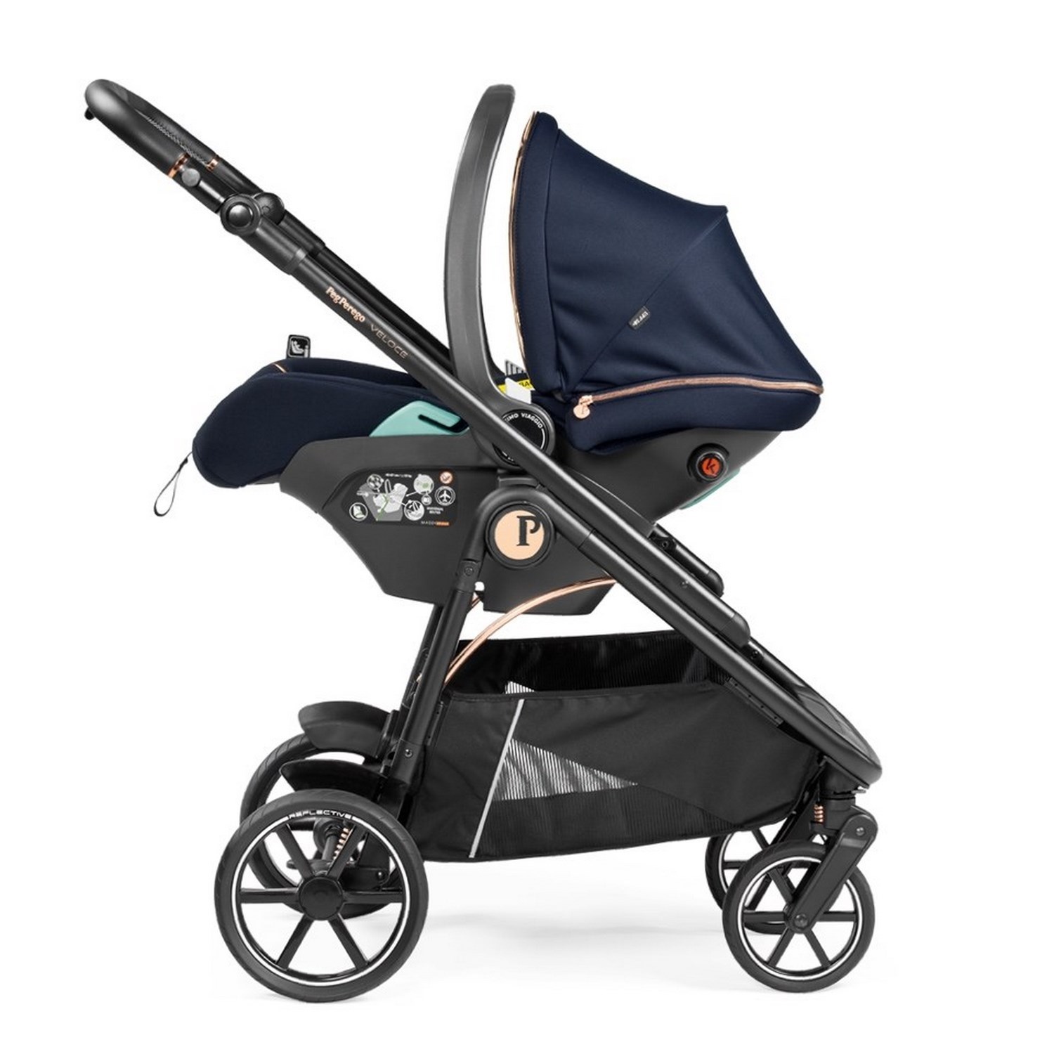 Peg Perego Veloce SLK Travel Bebek Arabası Blue Shine