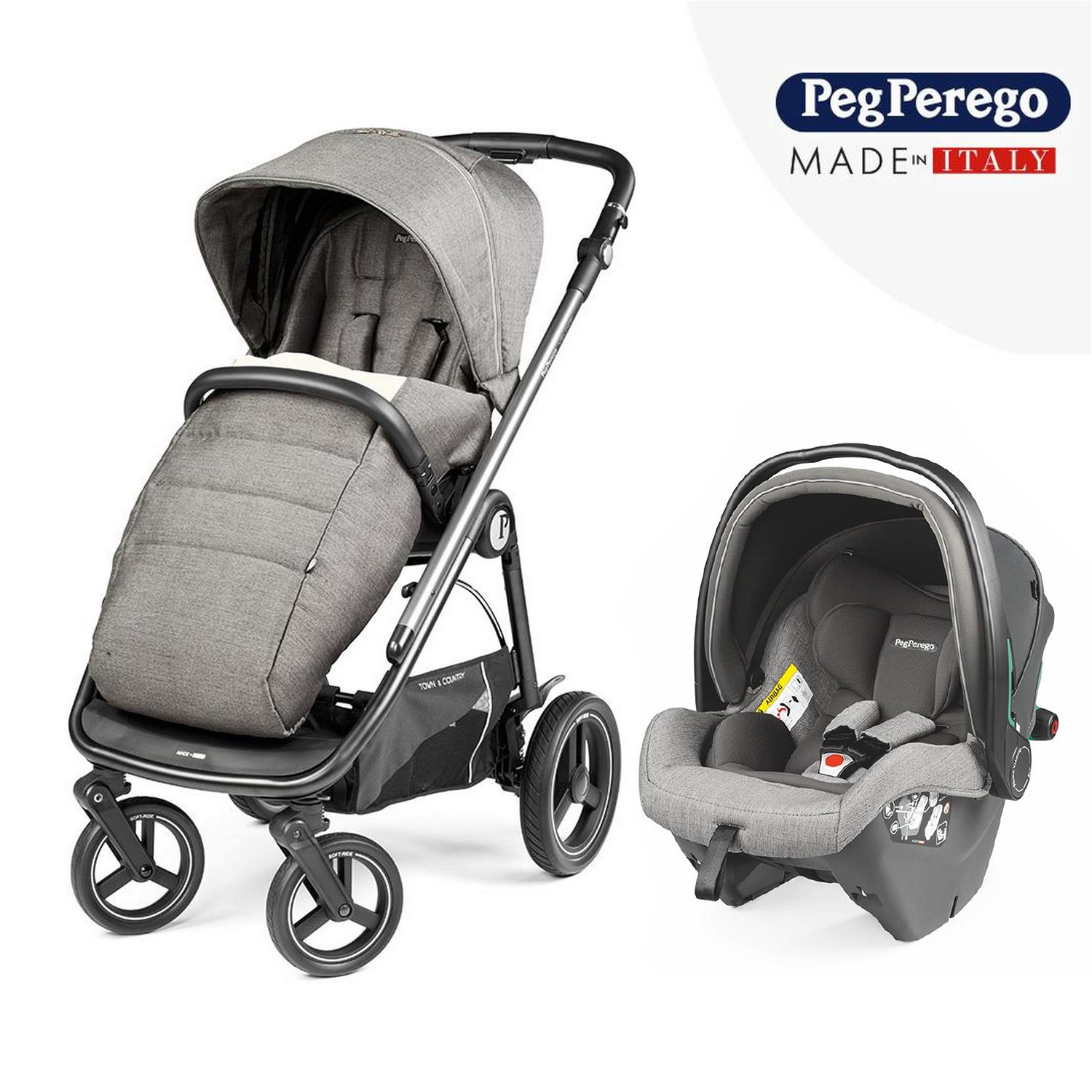 Peg Perego Veloce SLK Travel Bebek Arabası City Grey