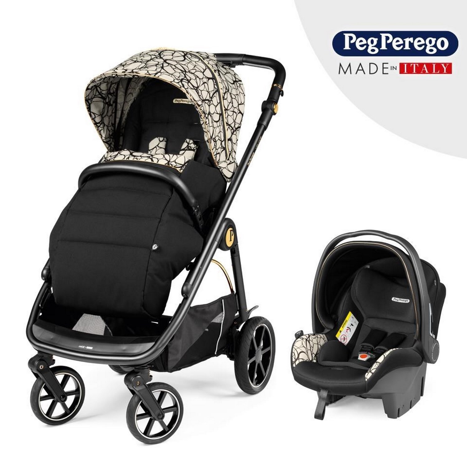 Peg Perego Veloce SLK Travel Bebek Arabası Graphic Gold