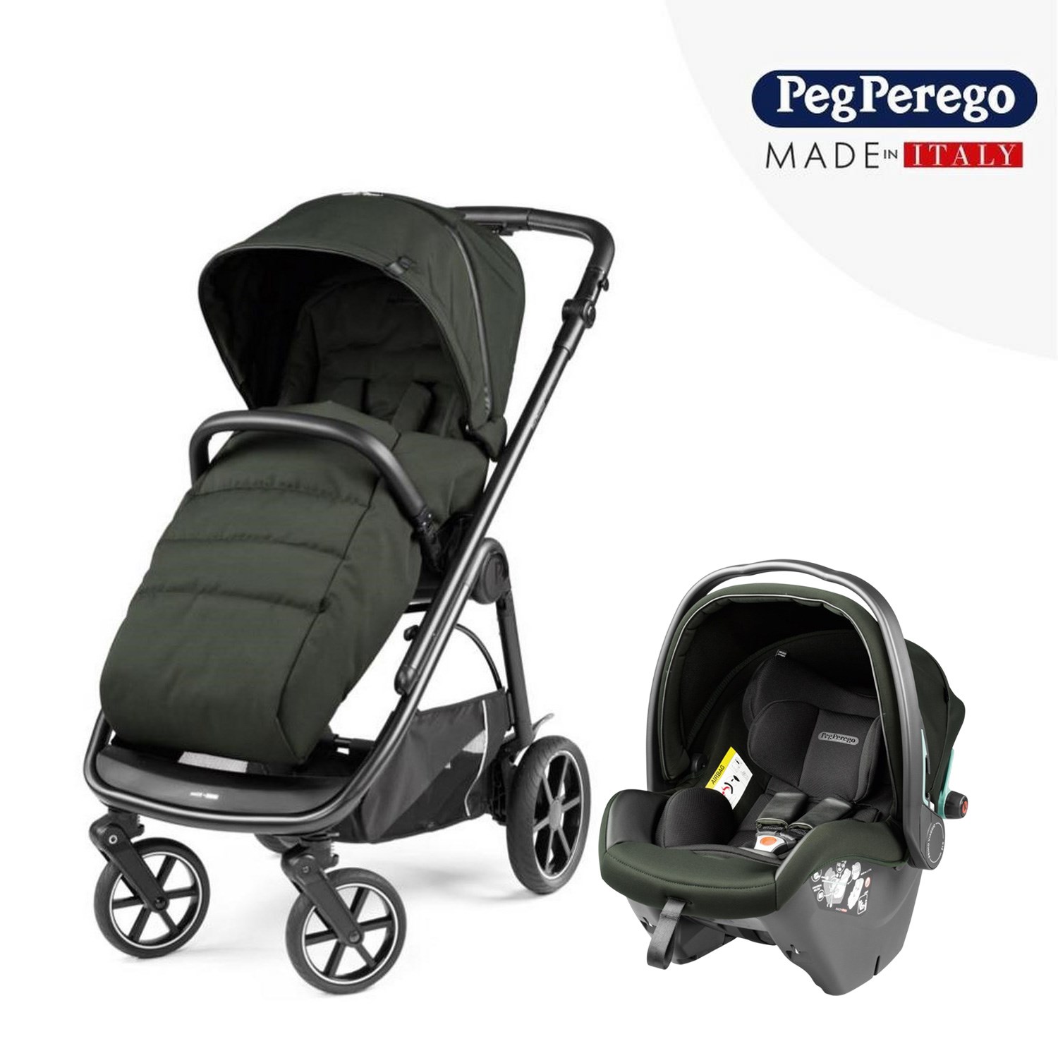 Peg Perego Veloce SLK Travel Bebek Arabası Green - Green