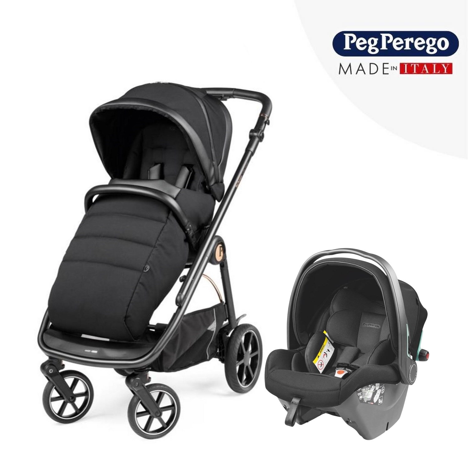 Peg Perego Veloce SLK Travel Bebek Arabası True Black
