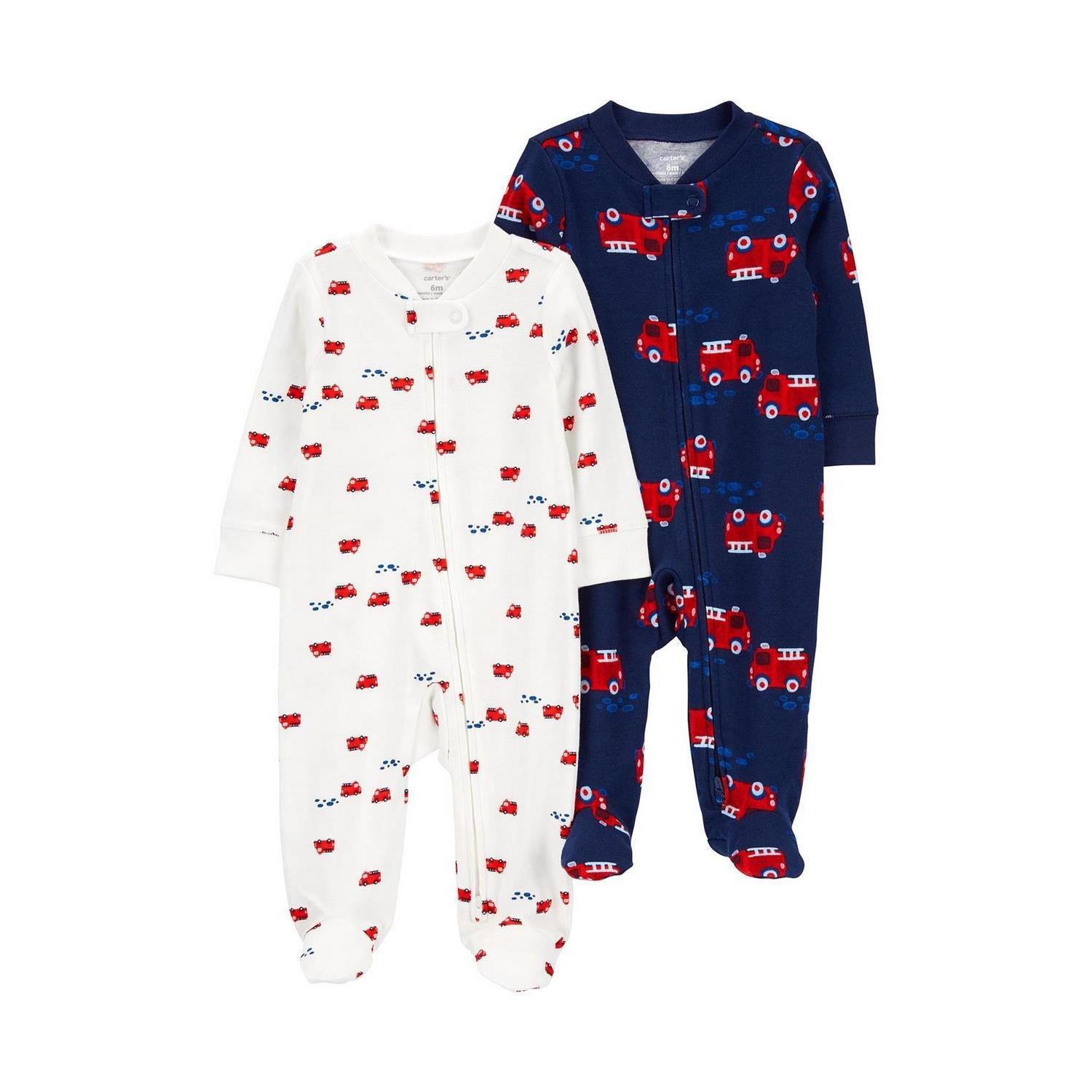 Carter's Layette Bebek 2'li Tulum Set 1P604210 Beyaz-Lacivert