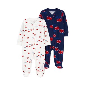 Carter's Layette Bebek 2'li Tulum Set 1P604210 Beyaz-Lacivert