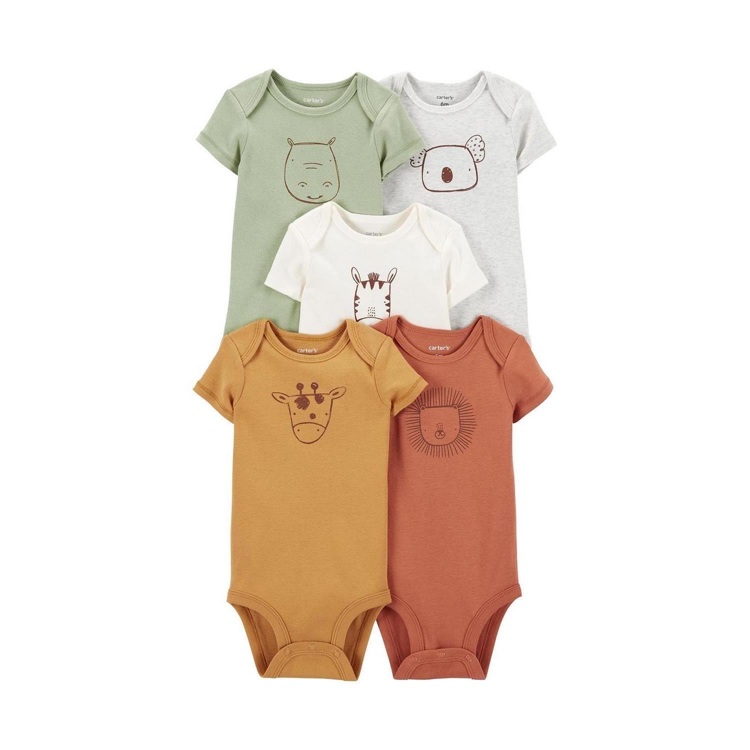 Carter's Layette Bebek 5'li Body Set 1P559610 Çok Renkli