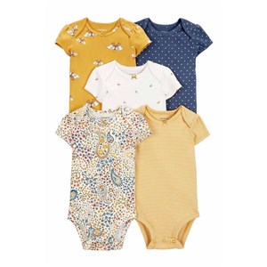 Carter's Layette Bebek 5'li Body Set 1P566910 Sarı