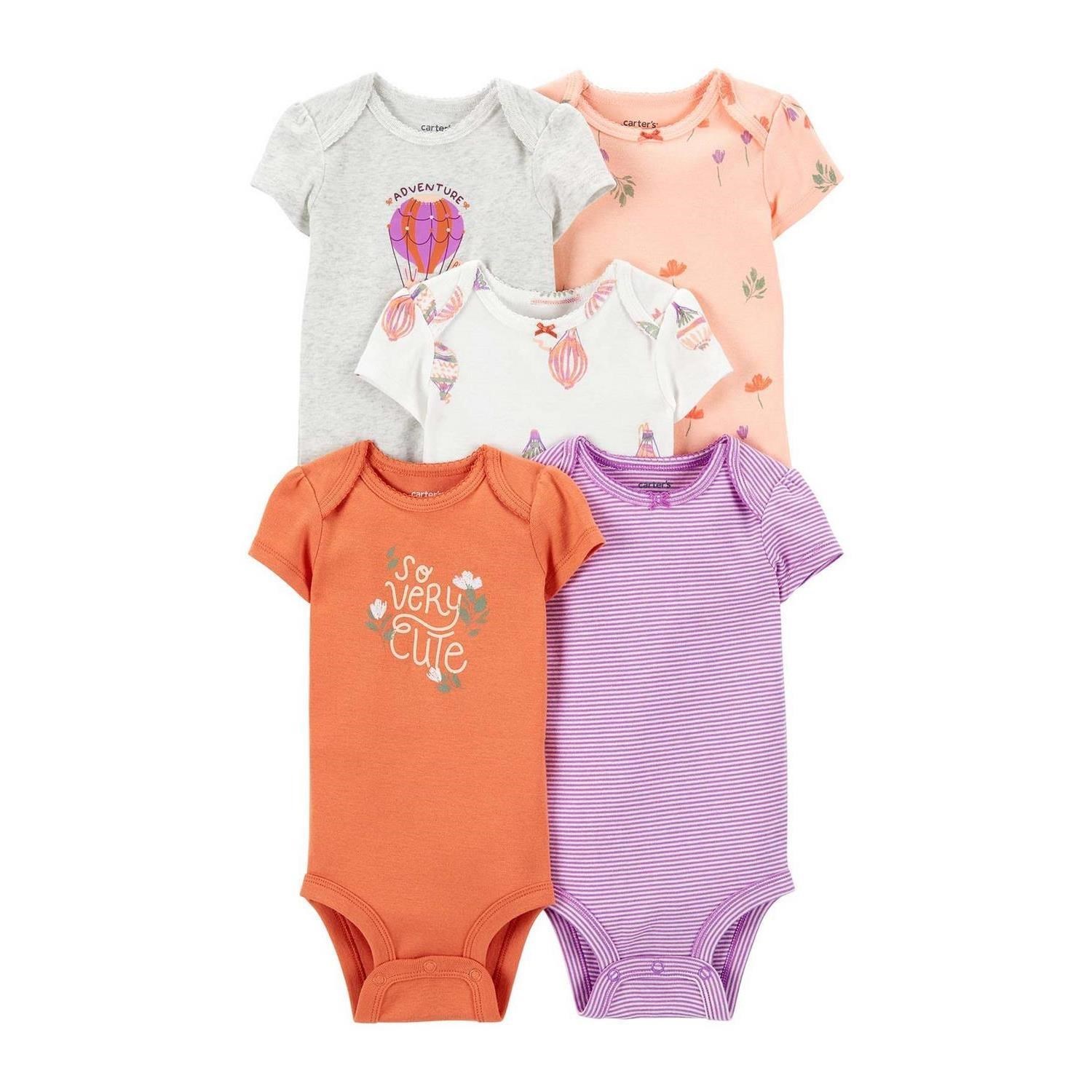 Carter's Layette Bebek 5'li Body Set 1P567010 Çok Renkli