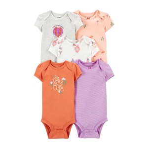 Carter's Layette Bebek 5'li Body Set 1P567010 Çok Renkli