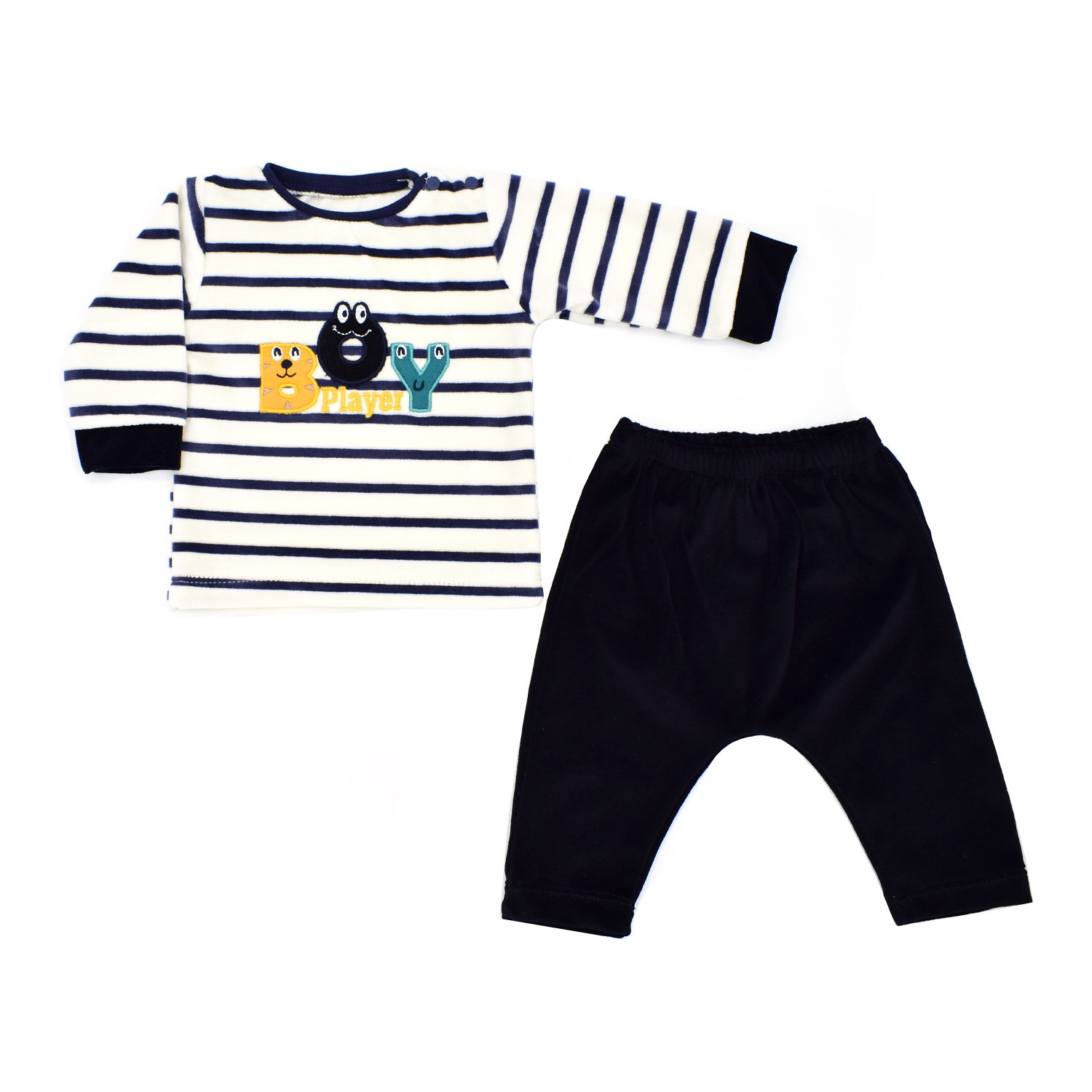 Bebitof Boy 2'li Bebek Takımı 80108 Lacivert