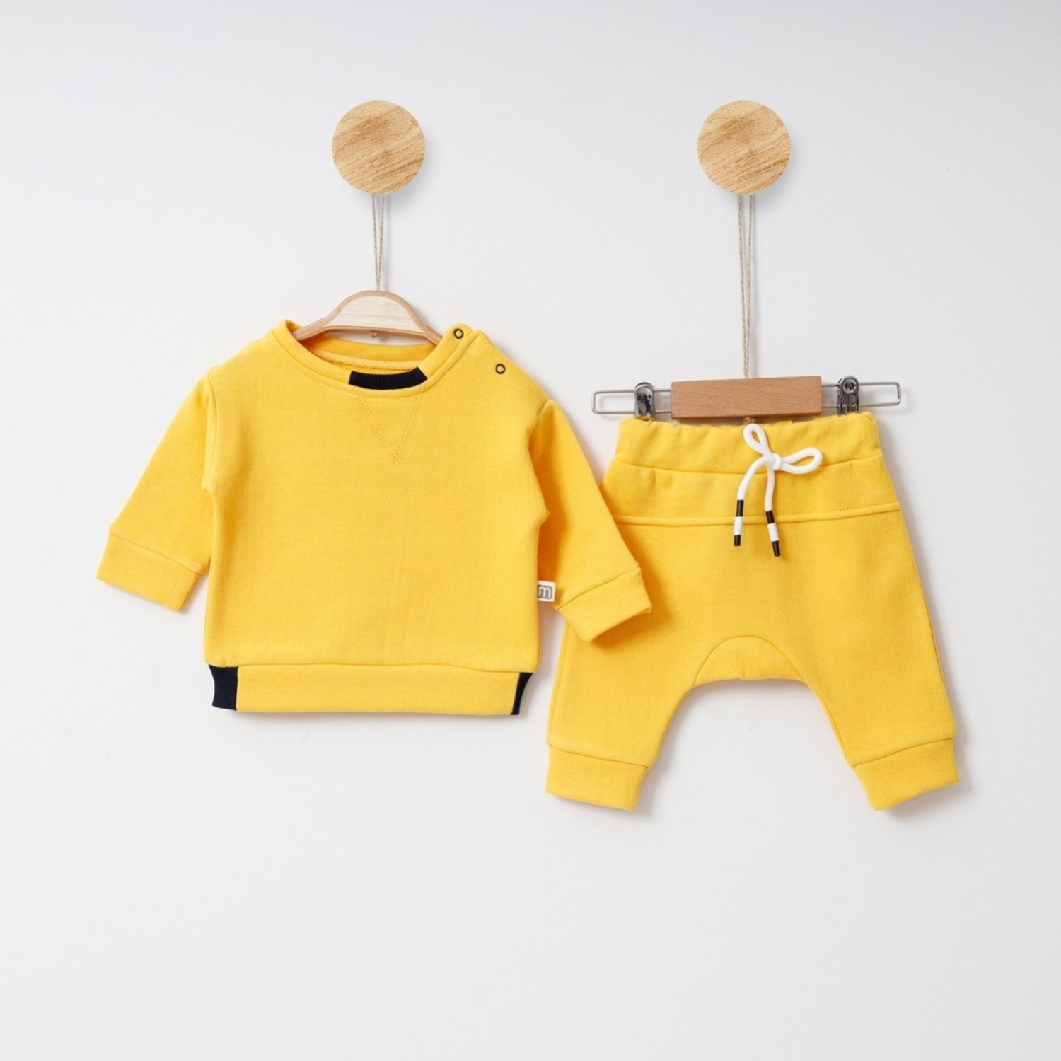 Minimus Oversize 3 İp Şardolu 2'Li Bebek Takımı 1198R Sarı