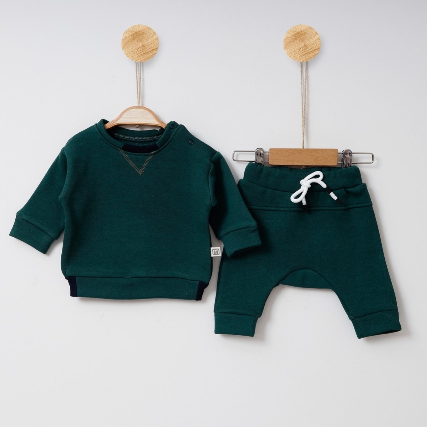 Minimus Oversize 3 İp Şardolu 2'Li Bebek Takımı 1198R Yeşil