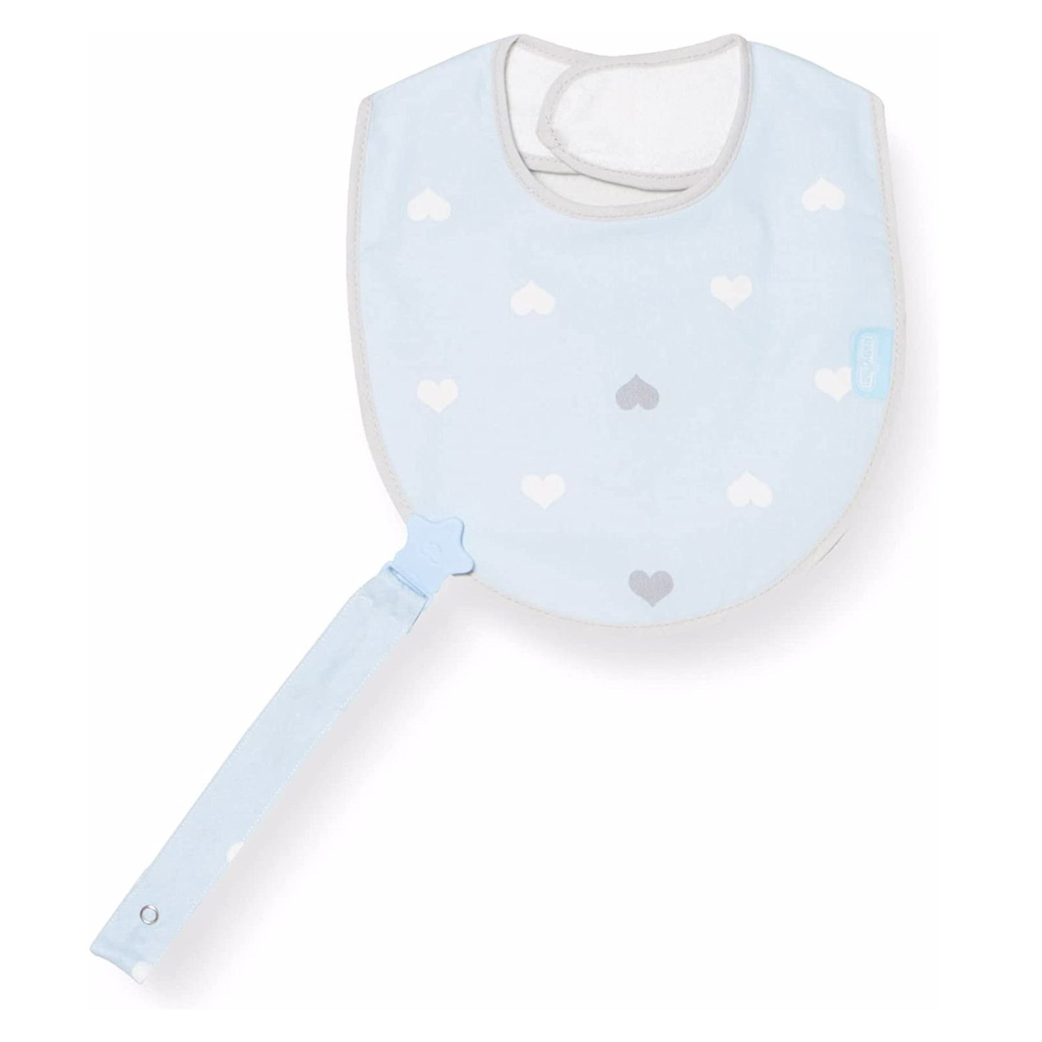 Babyjem Emzik Askılı Mama Önlüğü ART-453 Mavi