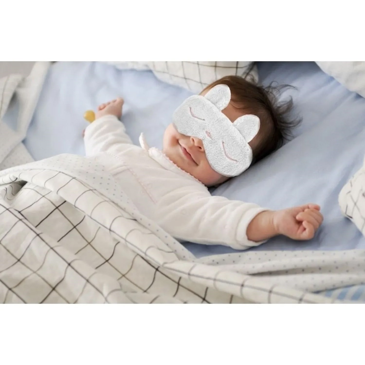 BabyJem Bebek Uyku Maskesi ART-665 Gri
