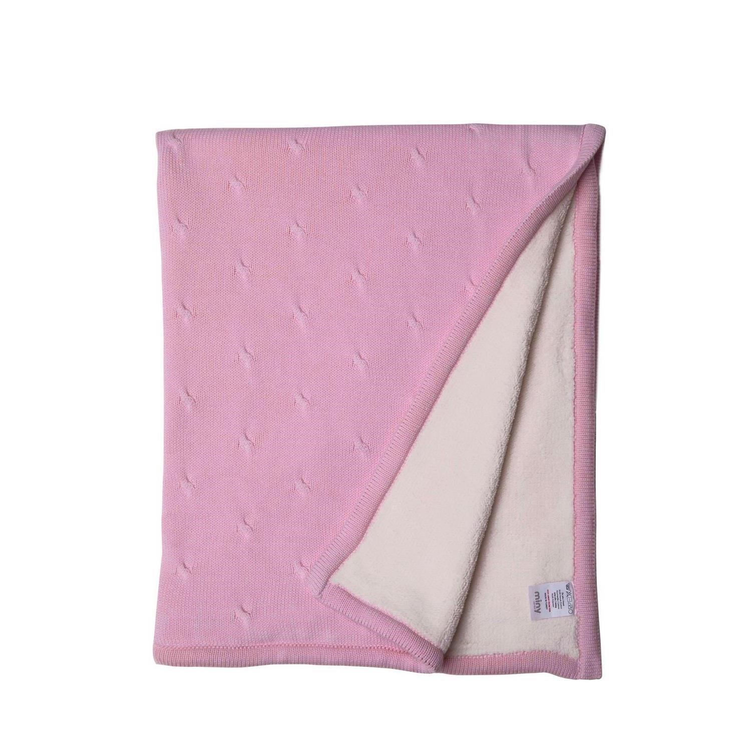 Minycenter Kız Bebek Battaniye MNT309K011 Pembe