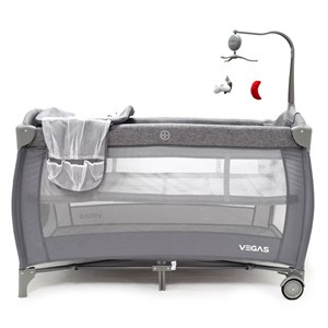 Sunny Baby Vegas Anne Yanı Oyun Parkı 9162 Gri