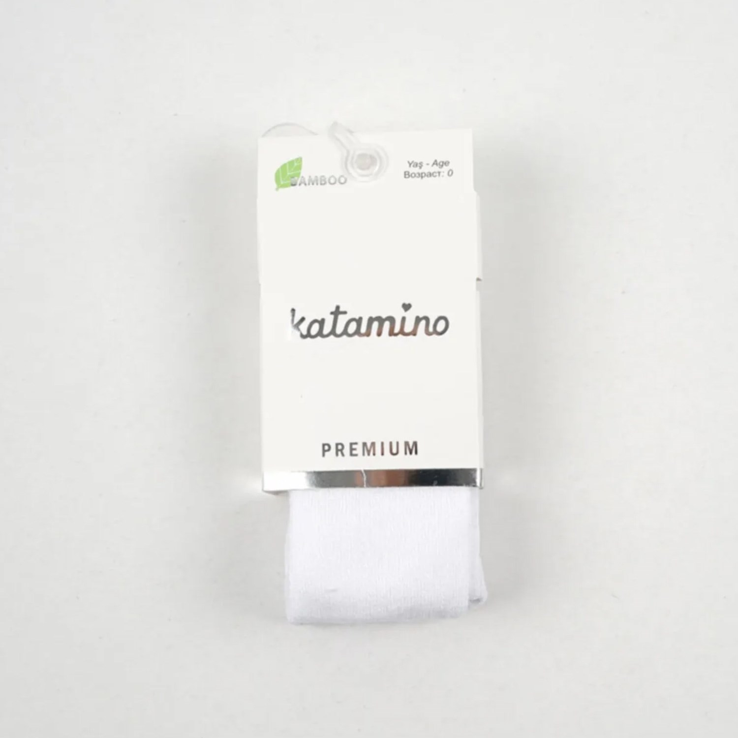 Katamino Liva Kız Bebek Bambu Külotlu Çorap K36000 Beyaz