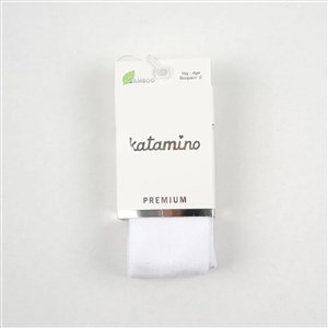 Katamino Liva Kız Bebek Bambu Külotlu Çorap K36000 Beyaz