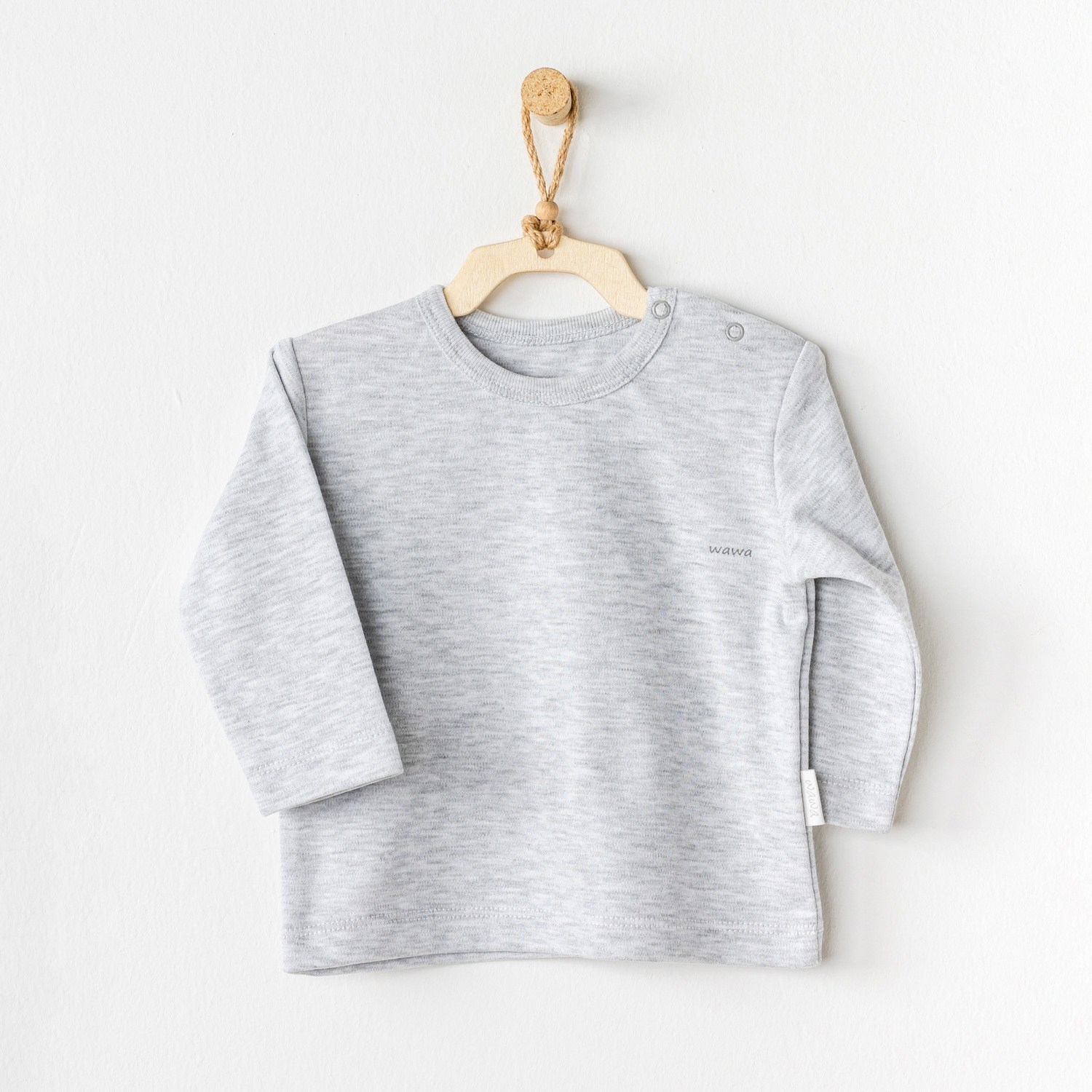 Andywawa Basic Bebek T-Shirt 2'li AC24437 Grimelanj