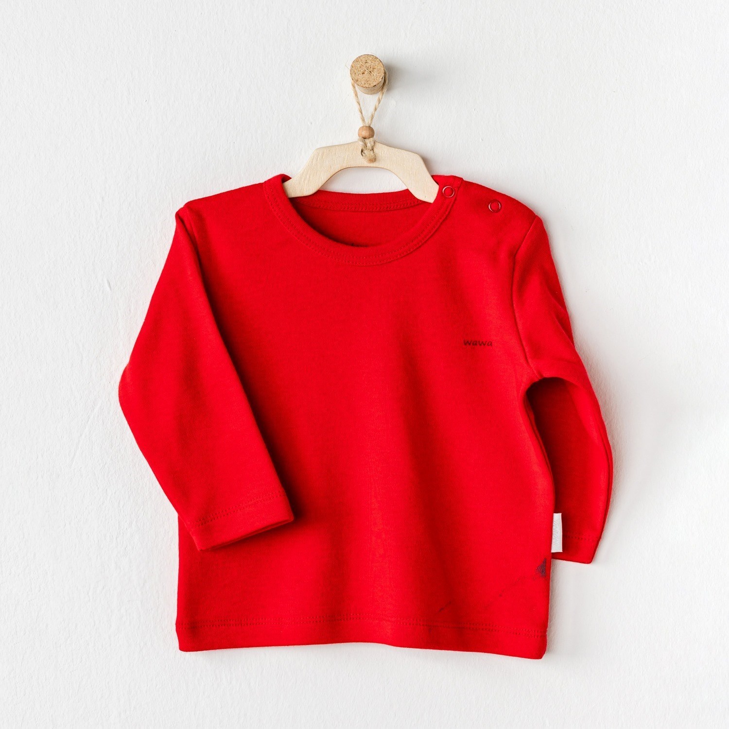 Andywawa Basic Bebek T-Shirt 2'li AC24437 Kırmızı