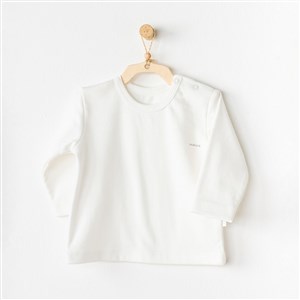 Andywawa Basic Bebek T-Shirt 2'li AC24437 Ekru