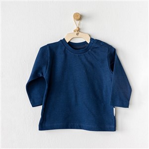 Andywawa Basic Bebek T-Shirt 2'li AC24437 Lacivert