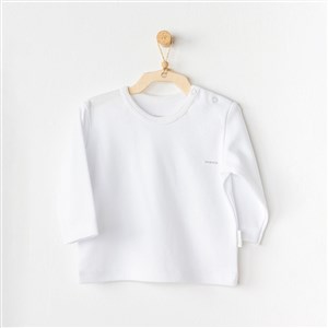 Andywawa Basic Bebek T-Shirt 2'li AC24437 Beyaz