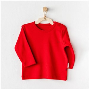 Andywawa Basic Bebek T-Shirt AC24437 Kırmızı