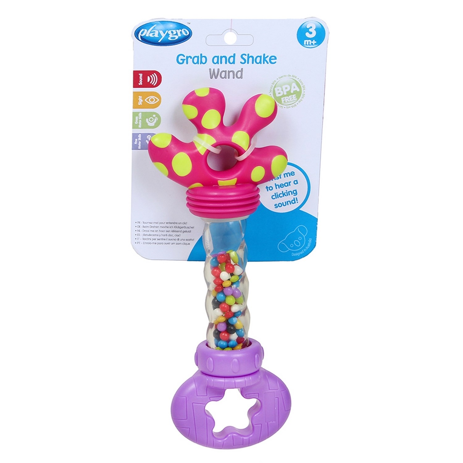 Playgro Sihirli Değnek Çıngırak 4083830 Mor