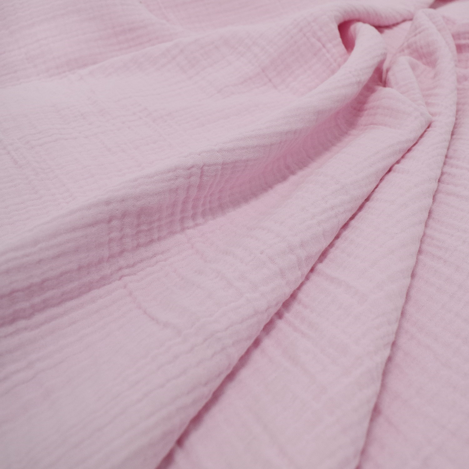 Ezh 4 Kat Müslin Bebek Battaniyesi 120x110 Cm 2Lİ Bej-Pembe