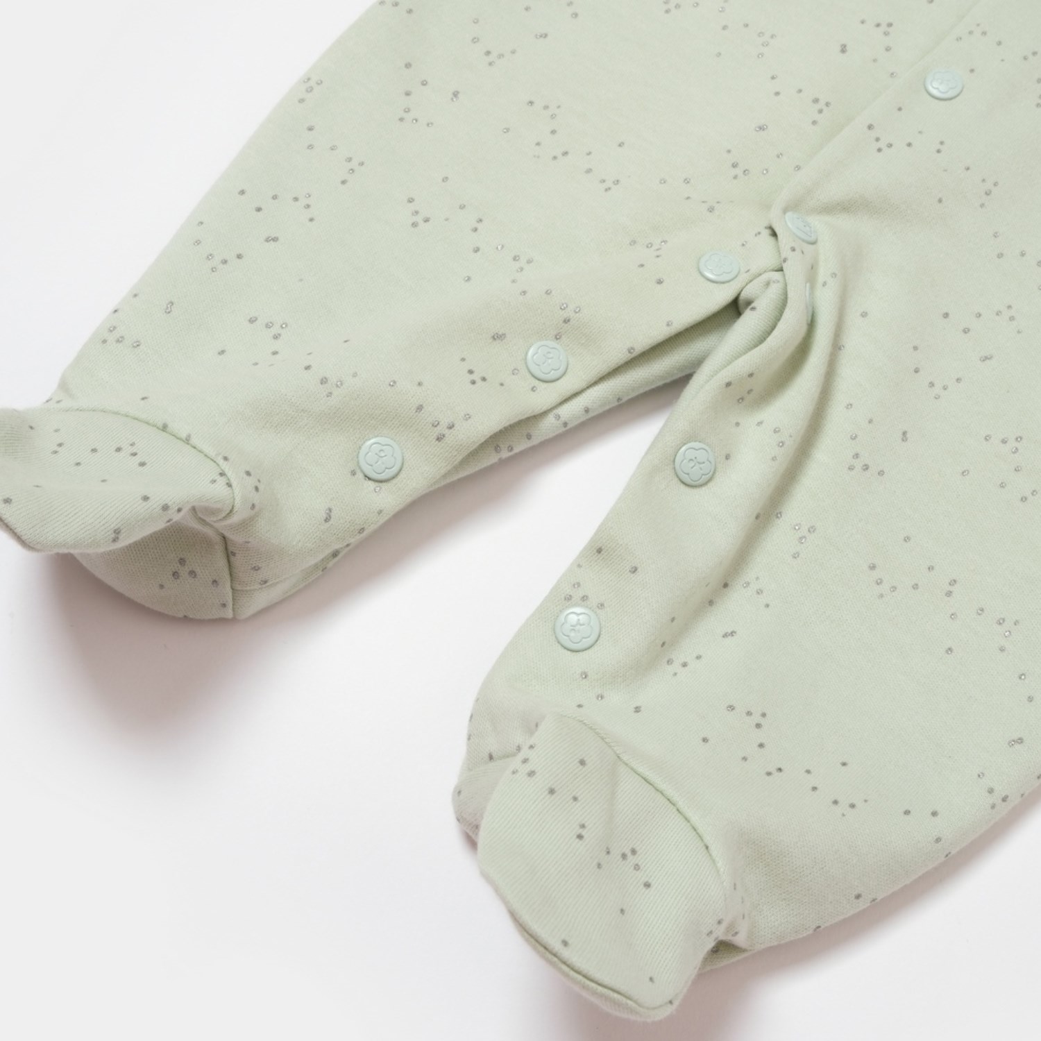 Biorganic Tiny Birds Bebek Tulumu 60715 Ekru-Yeşil