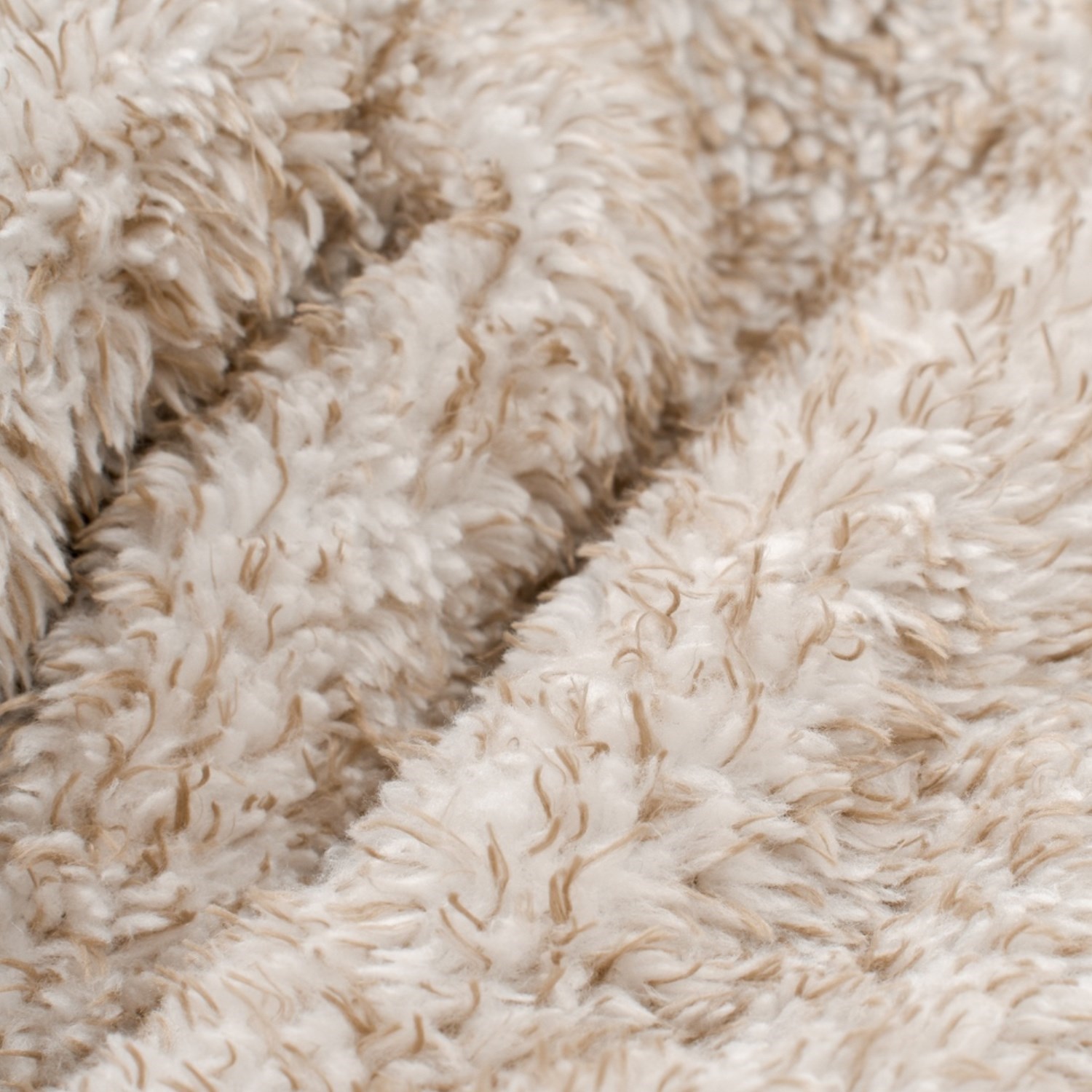 Biorganic Curly Sheep Welsoft Bebek Uzun Kollu Hırka 61435 Bej