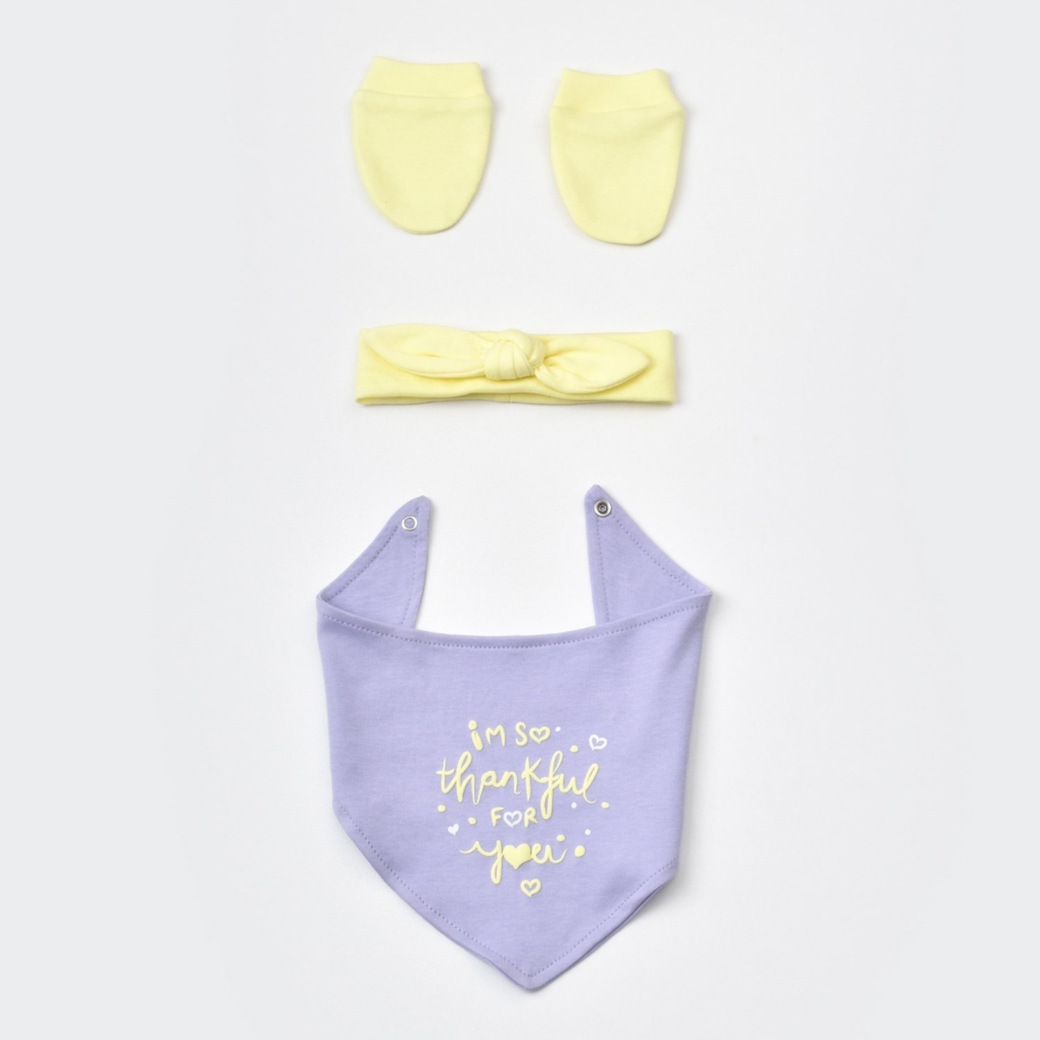 Biorganic Love You Baby 5'li Bebek Hastane Çıkış Seti 62275 Lavanta