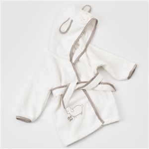 Biorganic Curly Sheep Bebek Bornoz Seti 66349 Bej