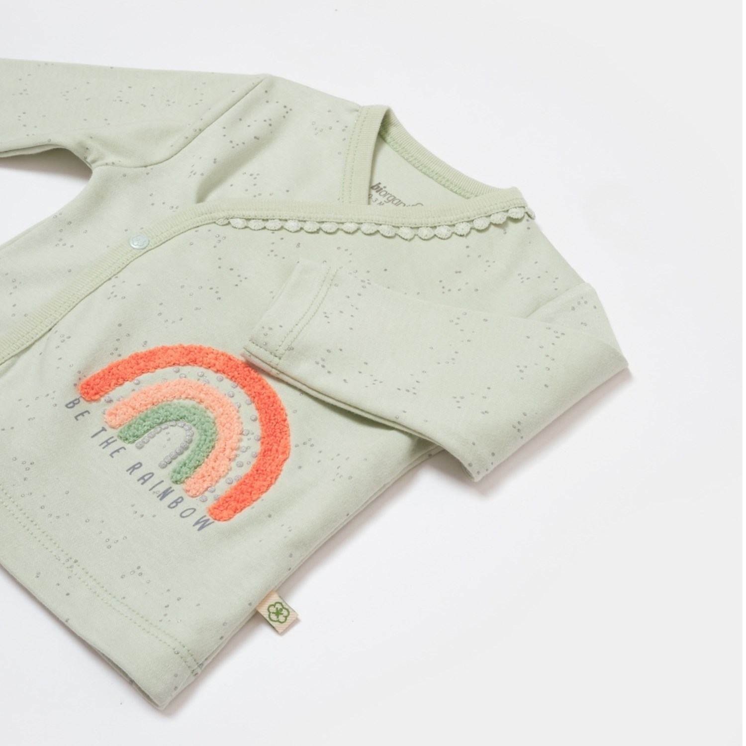 Biorganic Tiny Birds 3'lü Bebek Takımı 73309 Ekru-Yeşil