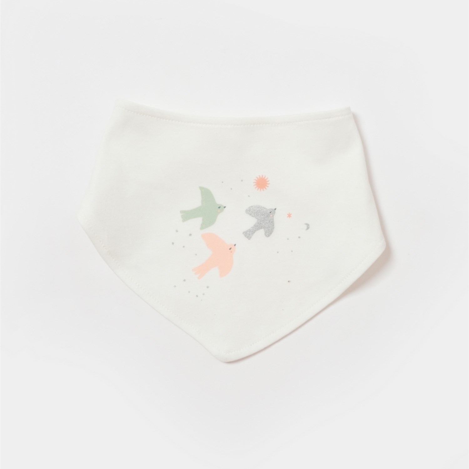 Biorganic Tiny Birds 3'lü Bebek Takımı 73309 Ekru-Yeşil