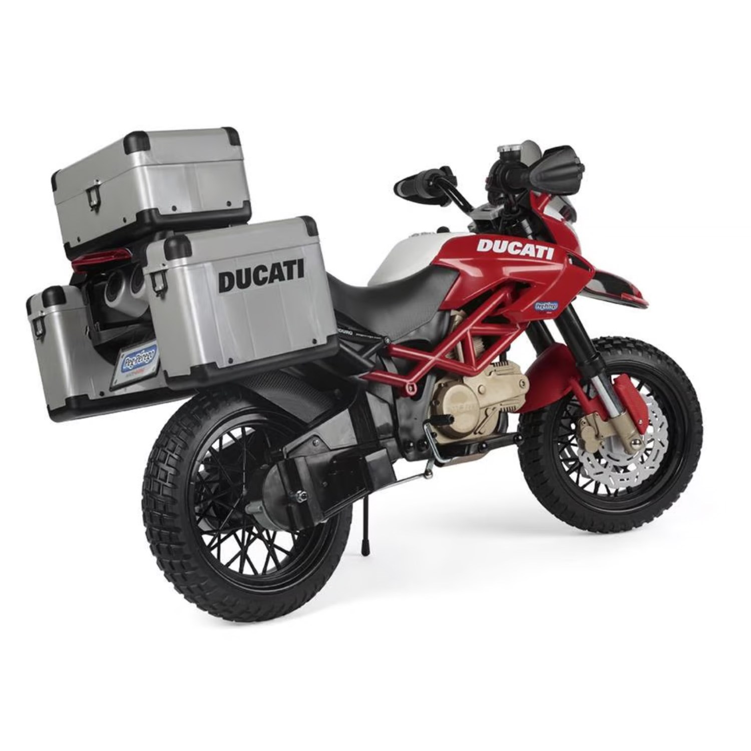 Peg Perego Ducati Enduro Akülü Motor 12V AMC0023 Kırmızı-Siyah