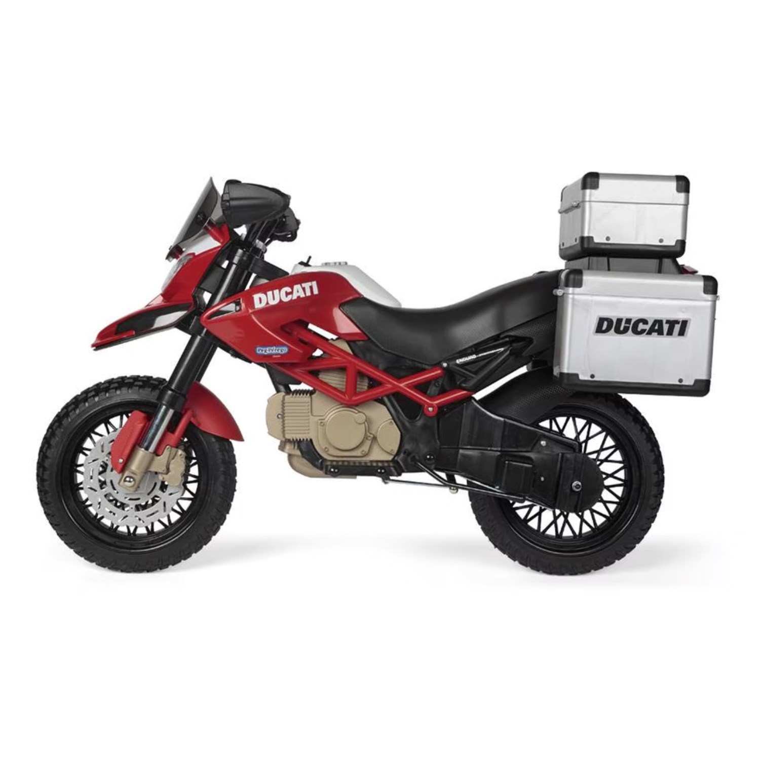 Peg Perego Ducati Enduro Akülü Motor 12V AMC0023 Kırmızı-Siyah