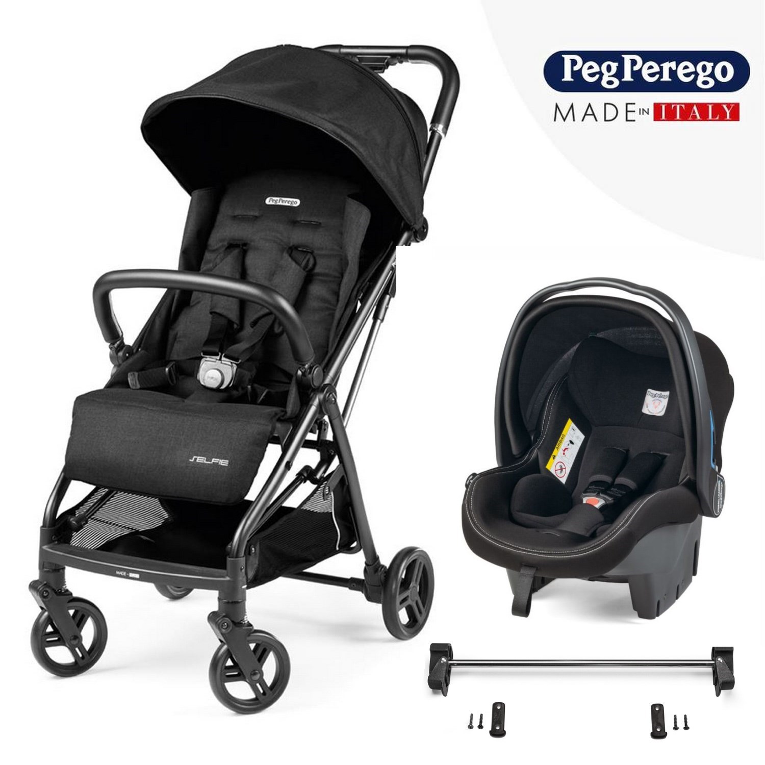 Peg Perego Selfie SL Travel Sistem Bebek Arabası Onyx 