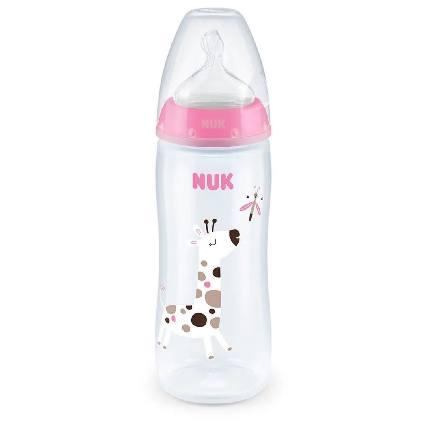 Nuk First Choice Plus PP Dereceli Biberon 300 Ml Pembe