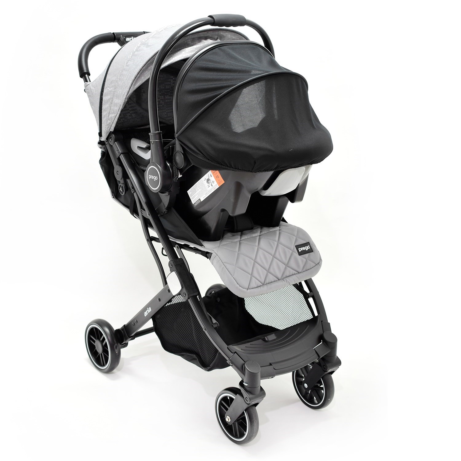 Prego Aria Travel Sistem Bebek Arabası 2034 Gri