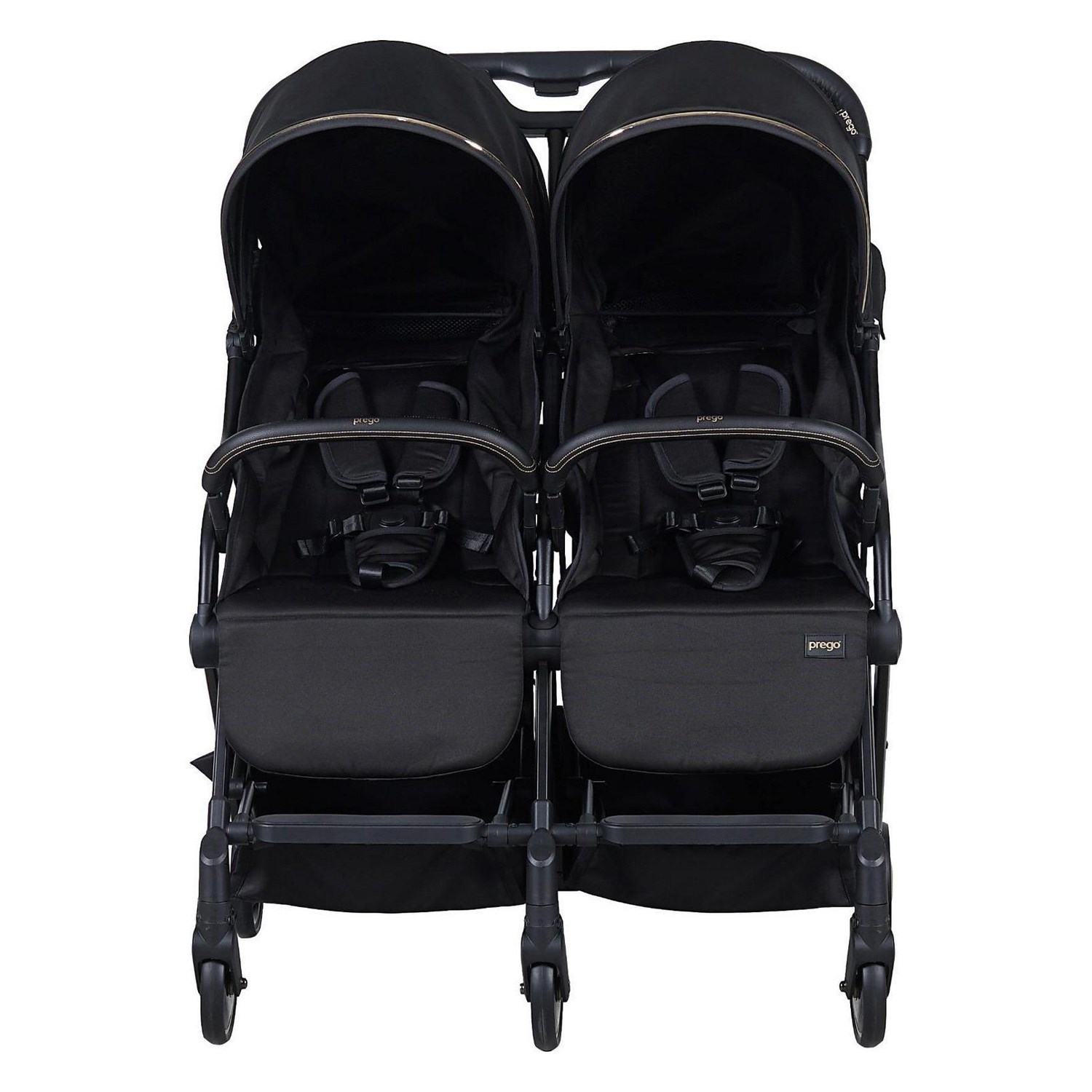Prego London İkiz Bebek Arabası 2236 Siyah