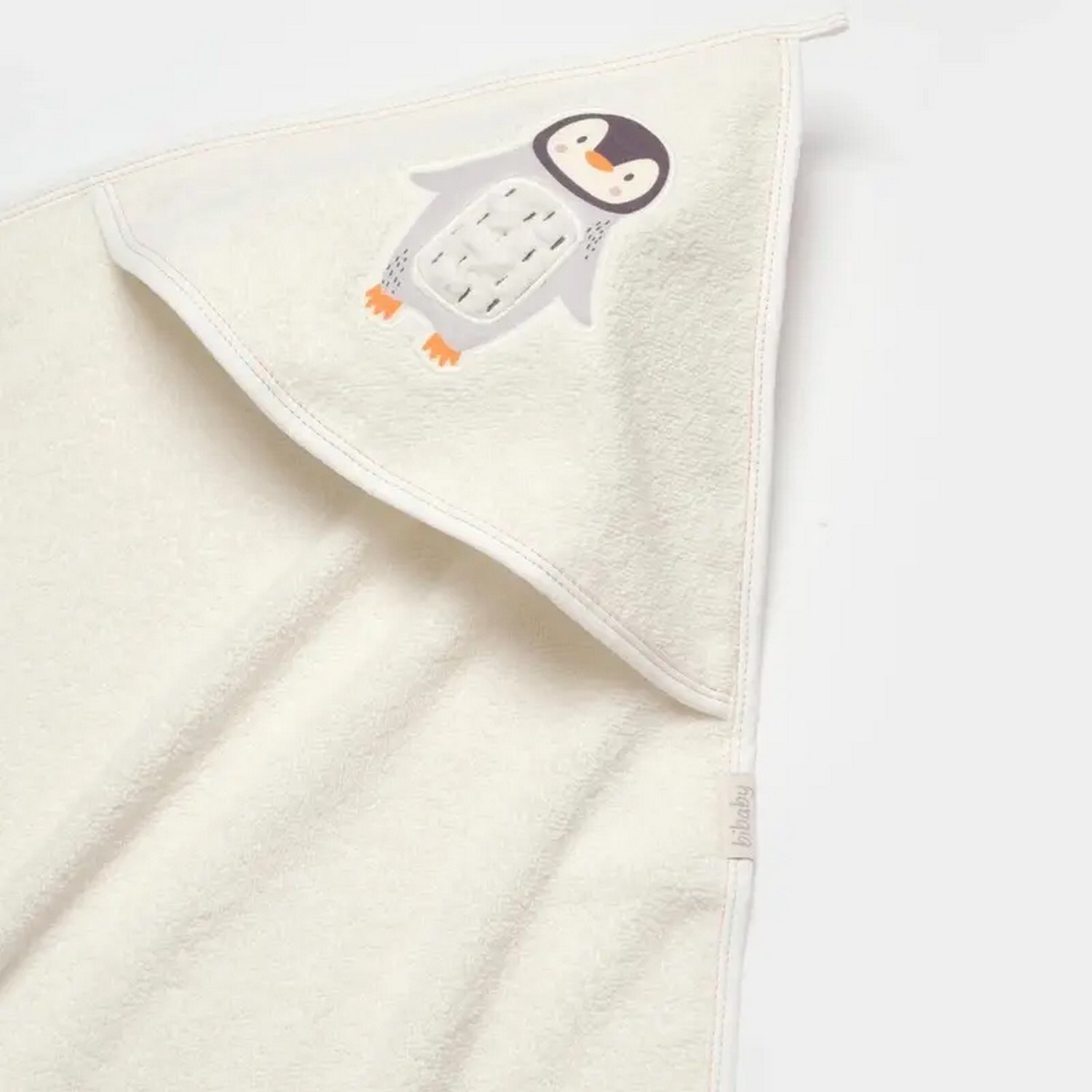 Bibaby Penguen Bebek Havlusu 75x75 Cm 66459 Ekru